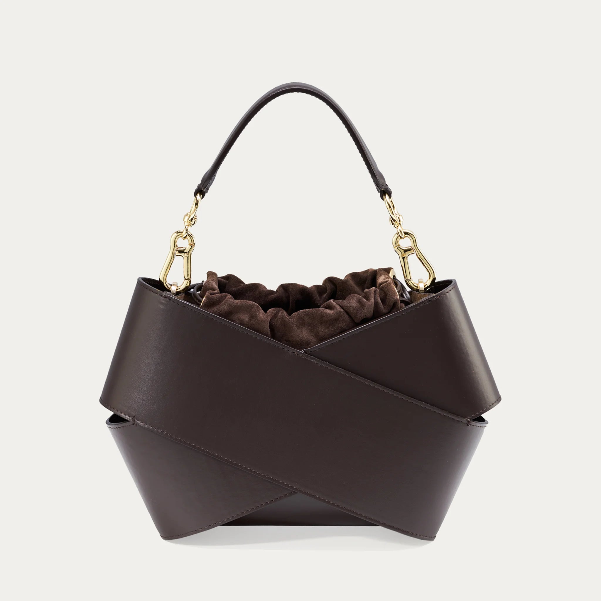 Miss V | Walnuss - Wildledertasche