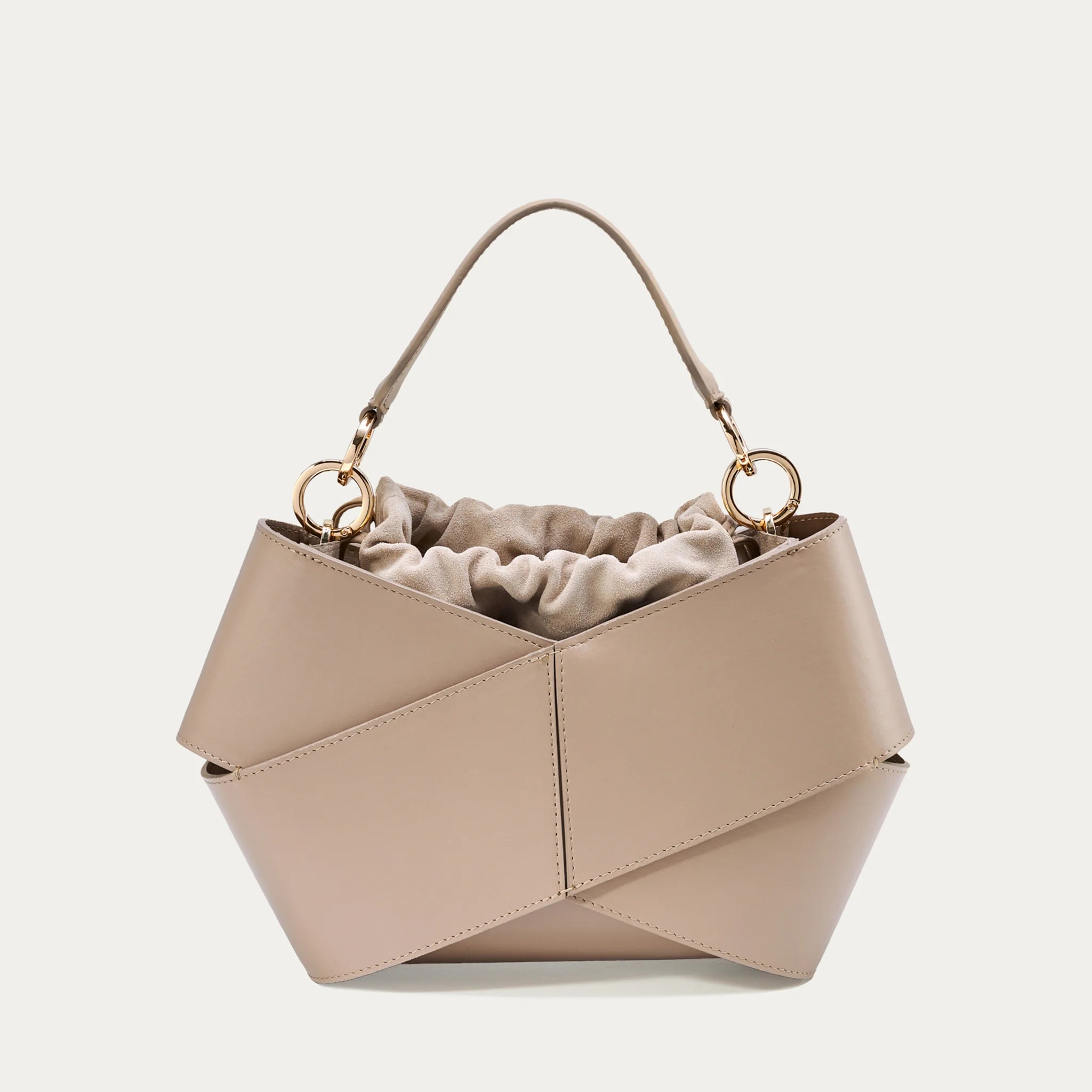 Miss V | Taupe - Leinwandtasche