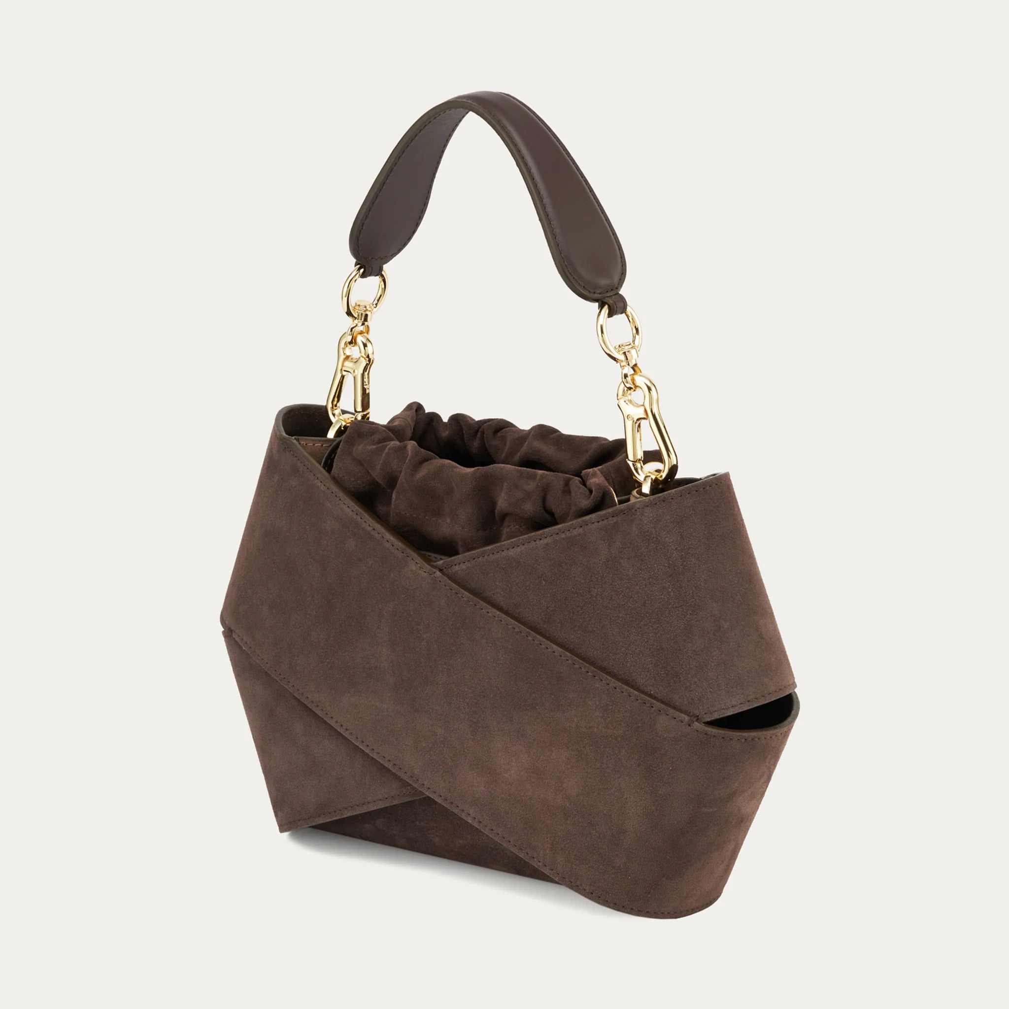 Miss V | Walnuss - Wildledertasche