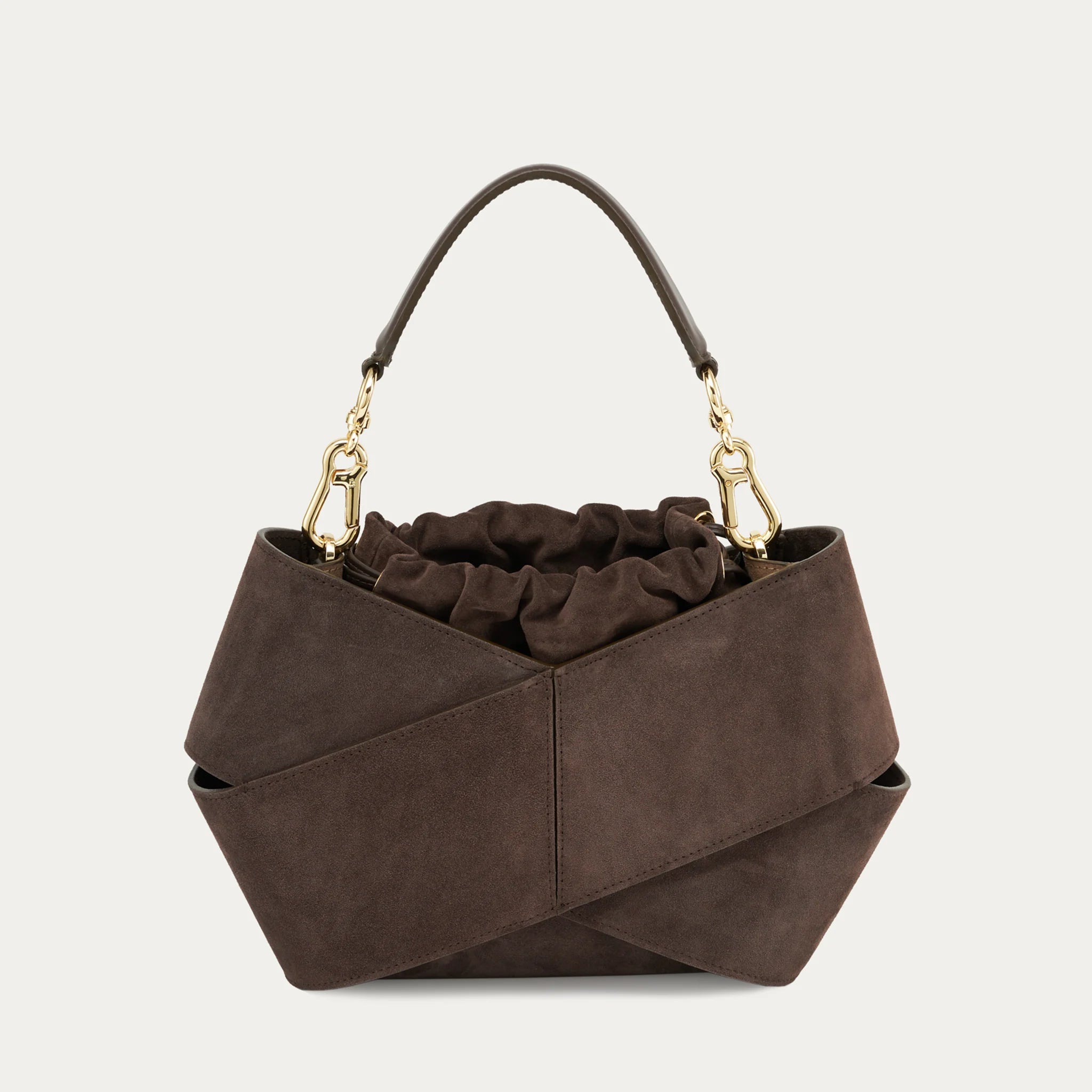 Miss V | Walnuss - Wildledertasche