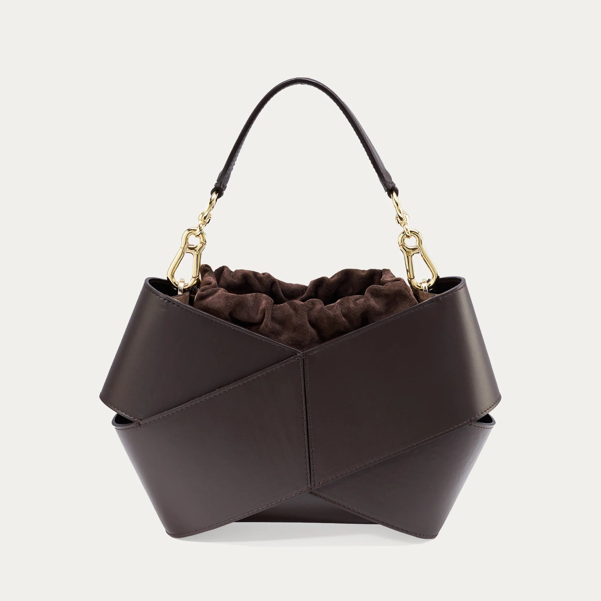 Miss V | Walnuss - Wildledertasche