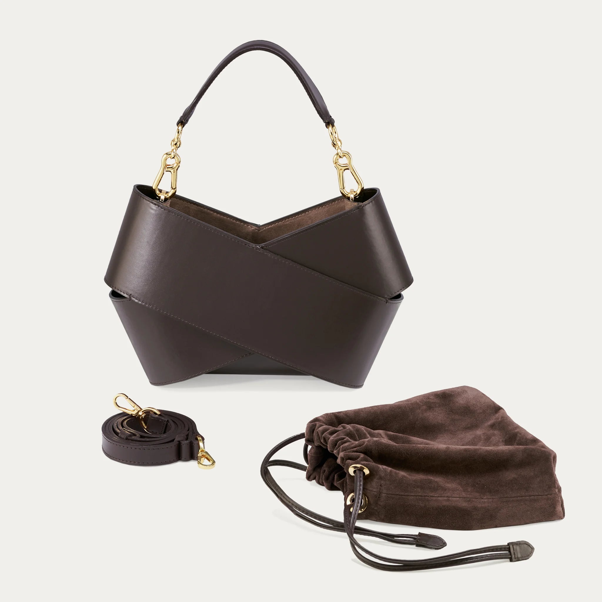 Gorzka czekolada woreczek zamsz