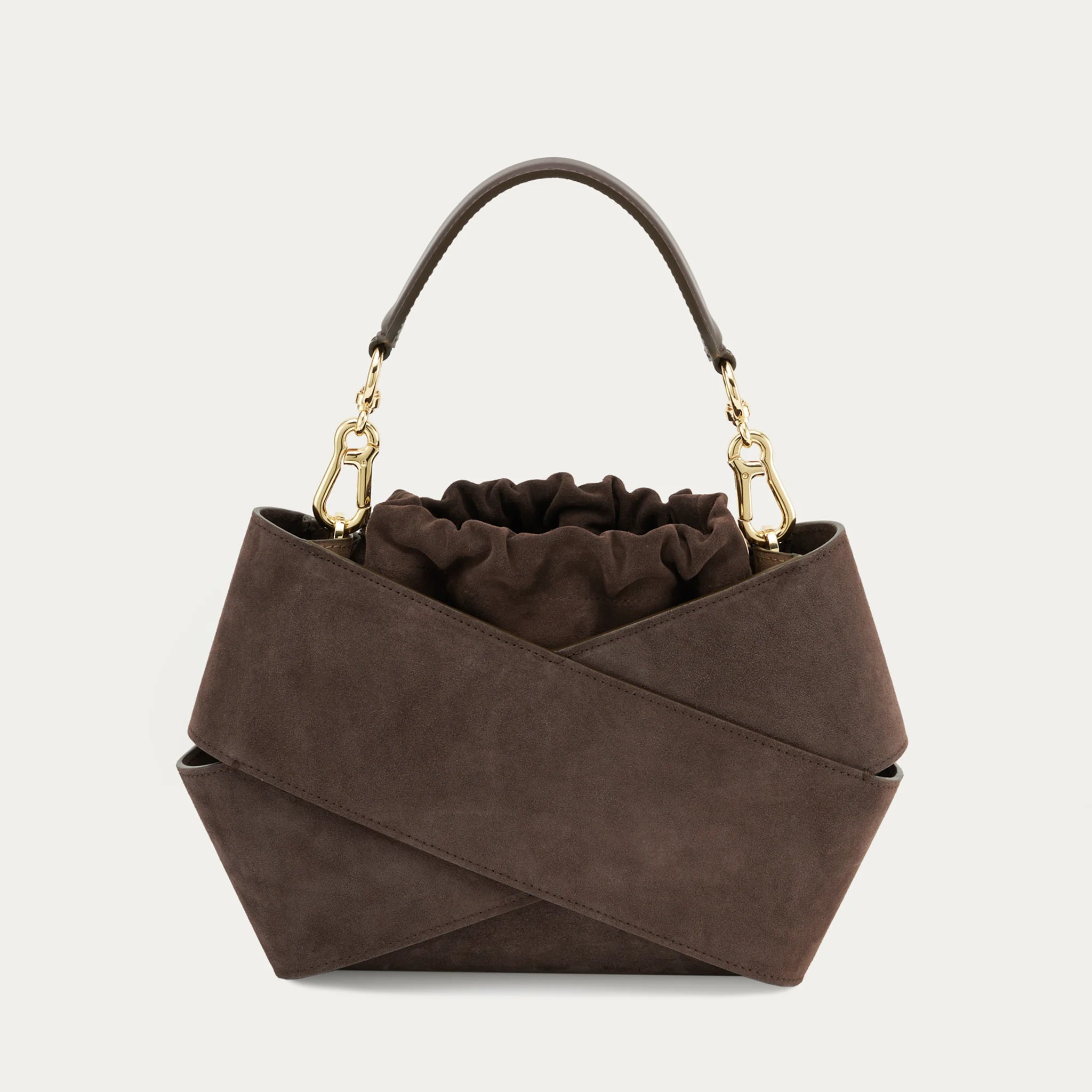 Miss V | Walnuss - Wildledertasche