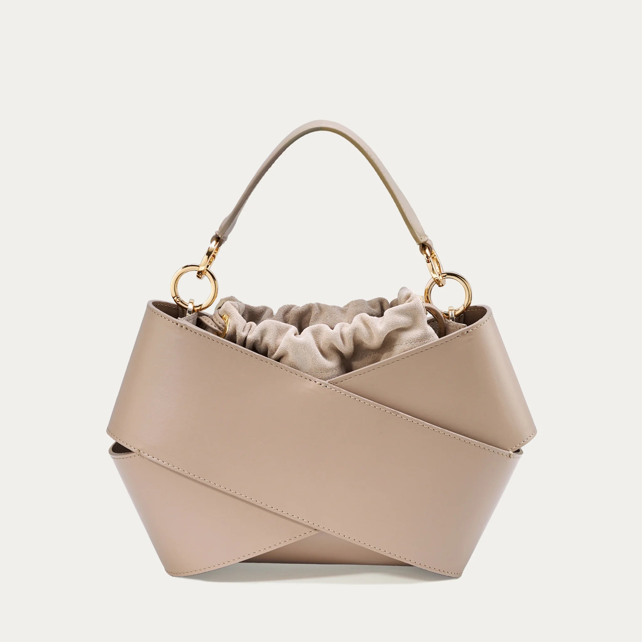 Miss V | Taupe - Leinwandtasche