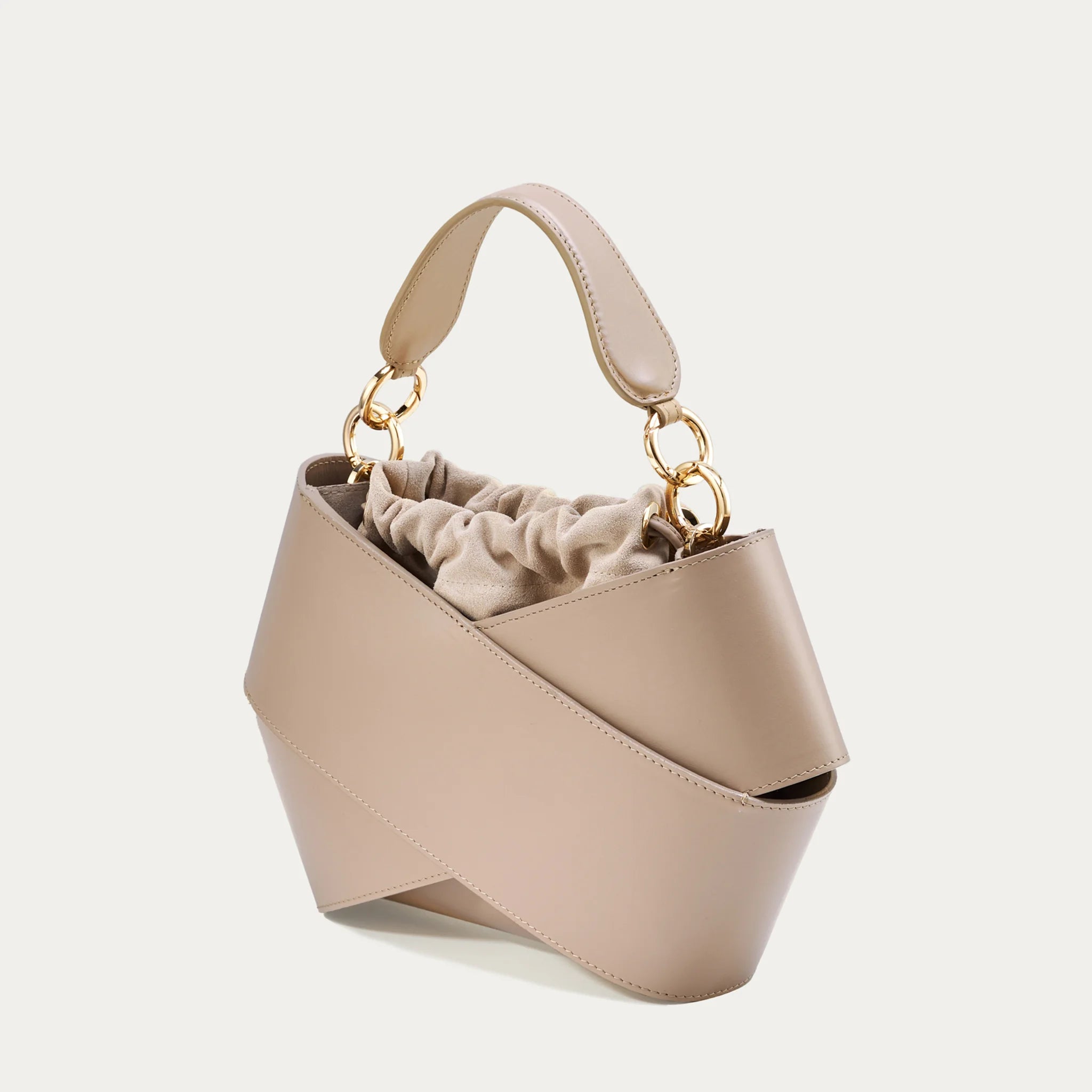 Miss V | Taupe - Leinwandtasche