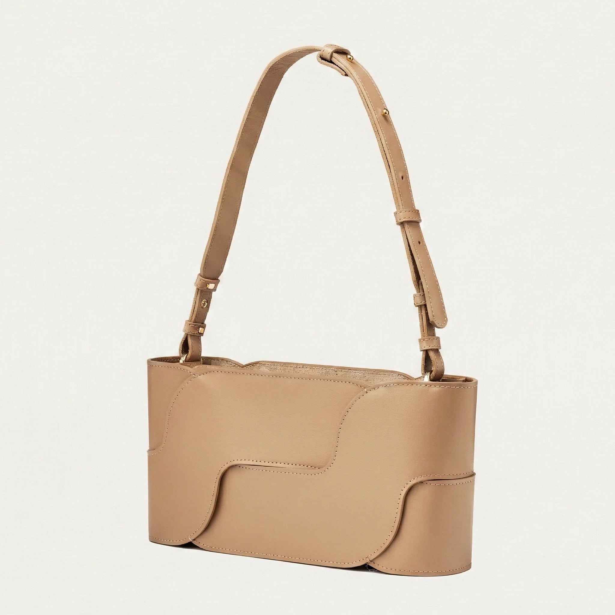 Miss V | Kastanie - Wildlederbeutel -2